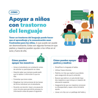Cómo apoyar a niños con trastorno del lenguaje