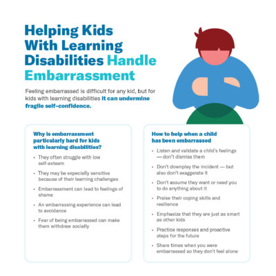 Helping Kids With Learning Disabilities Handle Embarrassment