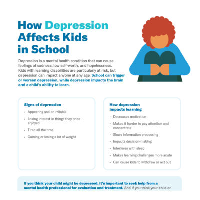 How Depression Affects Kids in School