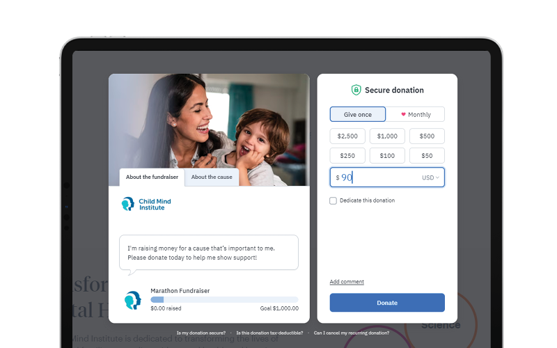  Crear una página de recaudación de fondos